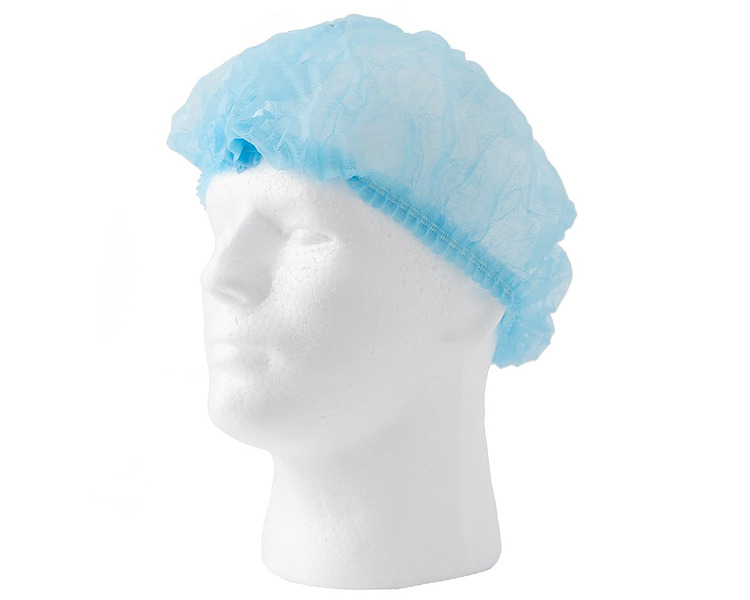 Hair Net Crimped Blue 1000/Pkt