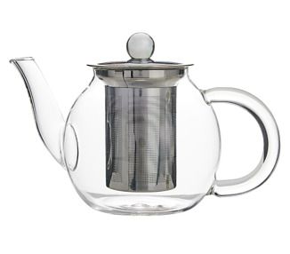 Bevande Verona Glass Teapot With Infuser 600ml 24/Ctn