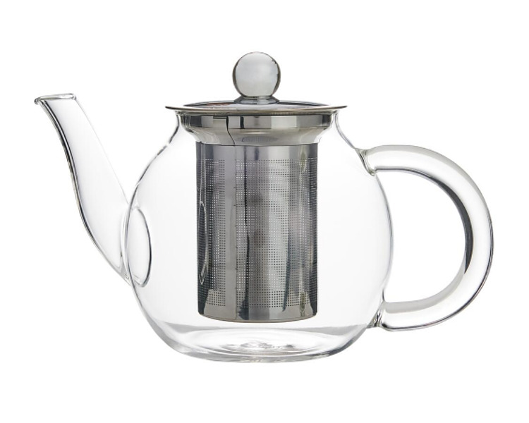 Bevande Verona Glass Teapot With Infuser 600ml 24/Ctn