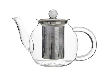 Bevande Verona Glass Teapot With Infuser 600ml 24/Ctn