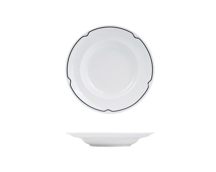 Rak Charlotte Black Bowl 260mm 12/Ctn