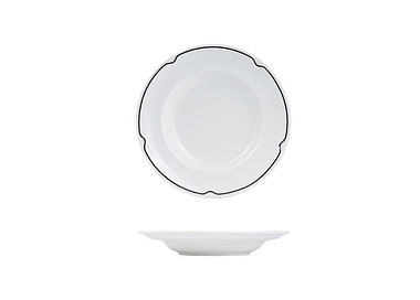 Rak Charlotte Black Bowl 260mm 12/Ctn