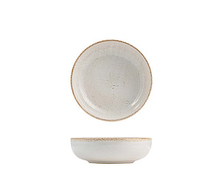 Eclipse Duo Limestone Round Bowl 160mm 6/Ctn