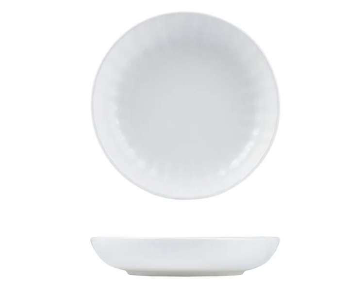 Moda Snow Share Bowl Scalloped 200mm 6/Ctn