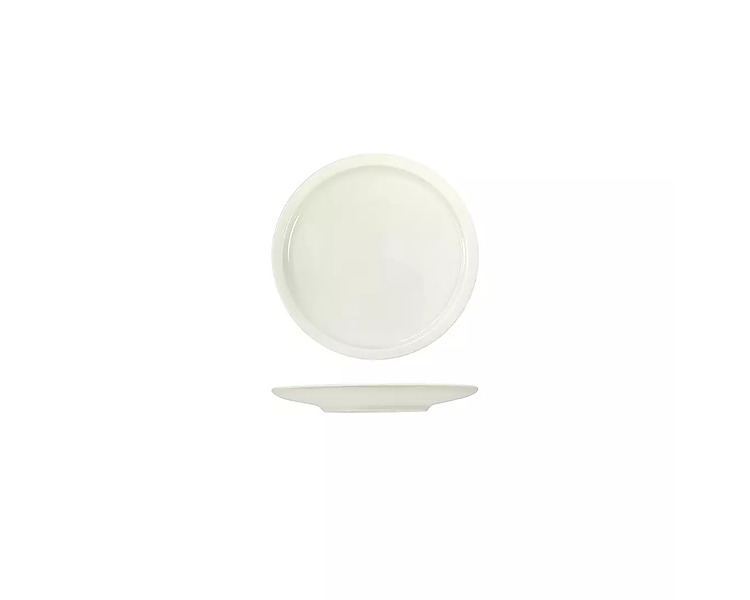 Ease Ivory Flat Coupe Plate 16cm 24/Ctn