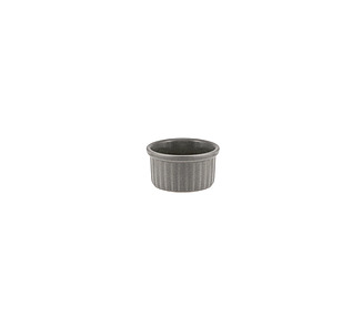 NMC Ramekin Ribbed Parade Husk 80 x 41mmH 12/Ctn