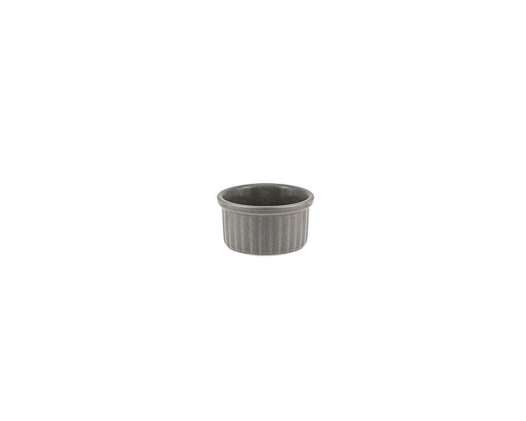 NMC Ramekin Ribbed Parade Husk 80 x 41mmH 12/Ctn