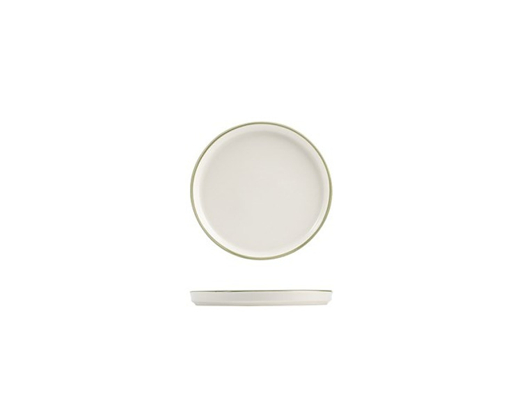 NMC Walled Plate Round Homestead Olive 210mm 6/Ctn