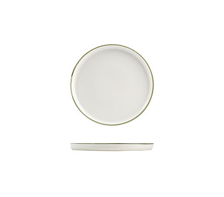 NMC Walled Plate Round Homestead Olive 270mm 6/Ctn