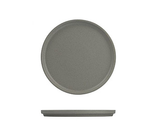 Luzerne Dune Stackable Round Plate Ash 270mm 3/12