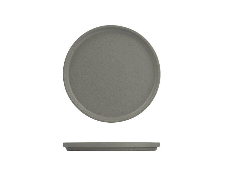 Luzerne Dune Stackable Round Plate Ash 270mm 3/12