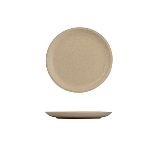 Luzerne Dune Round Plate Ash 214mm 6/24