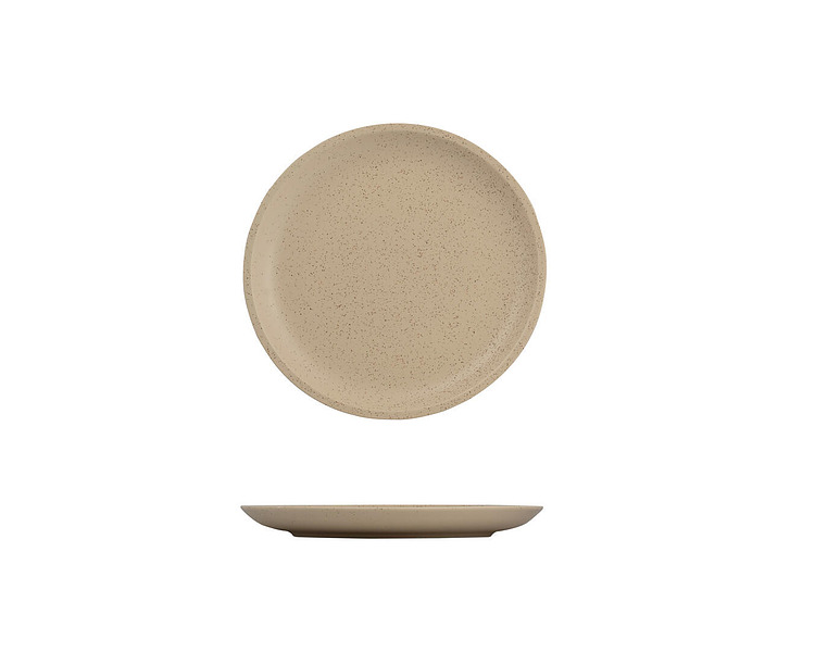 Luzerne Dune Round Plate Ash 214mm 6/24