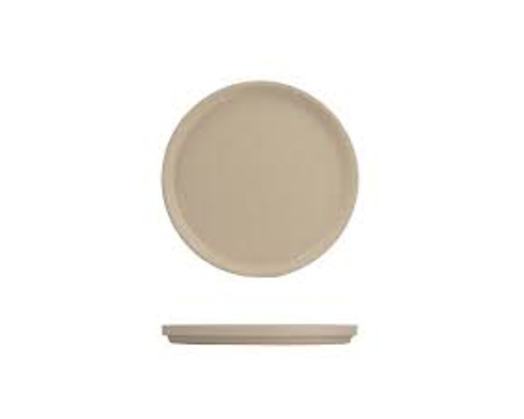 Luzerne Dune Stackable Round Plate Clay 235mm 3/12