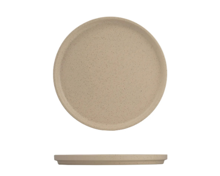 Luzerne Dune Stackable Round Plate Clay 270mm 3/12