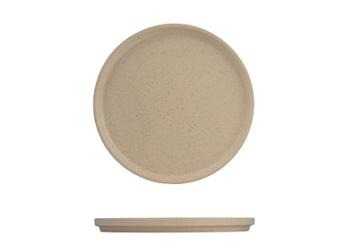 Luzerne Dune Stackable Round Plate Clay 270mm 3/12