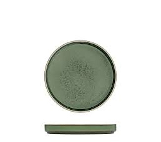 Luzerne Mod Round Stackable Plate Smokey Basil 160mm 6/Pkt