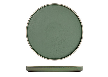 Luzerne Mod Round Stackable Plate Smokey Basil 235mm 6/12