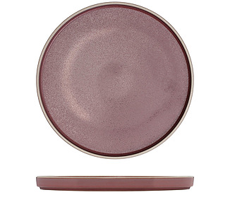 Luzerne Mod Round Stackable Plate Smokey Plum 270mm 3/12