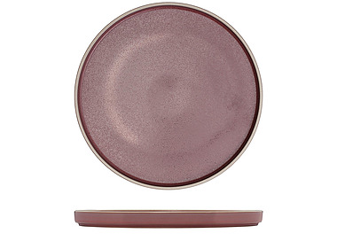 Luzerne Mod Round Stackable Plate Smokey Plum 270mm 3/12