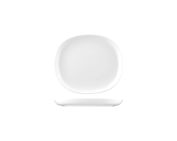 Sango Coupe Plate White 200 x 175mm 6/24