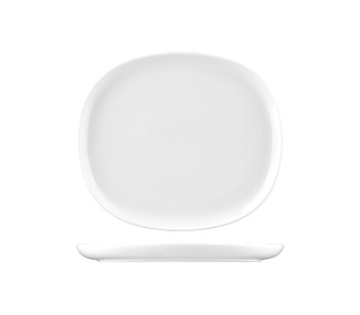 Sango Coupe Plate White 285 x 250mm 6/12