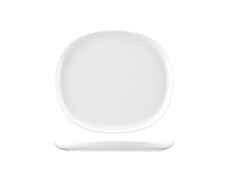 Sango Coupe Plate White 285 x 250mm 6/12