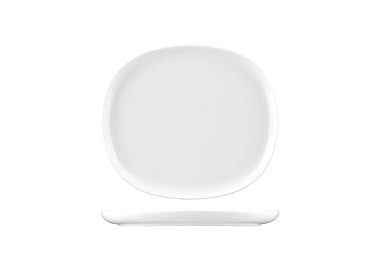 Sango Coupe Plate White 285 x 250mm 6/12