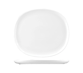 Sango Coupe Plate White 335 x 295mm 4/8