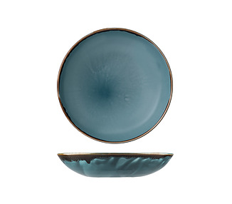 Dudson Harvest Coupe Bowl Blue 248mm 12/Ctn