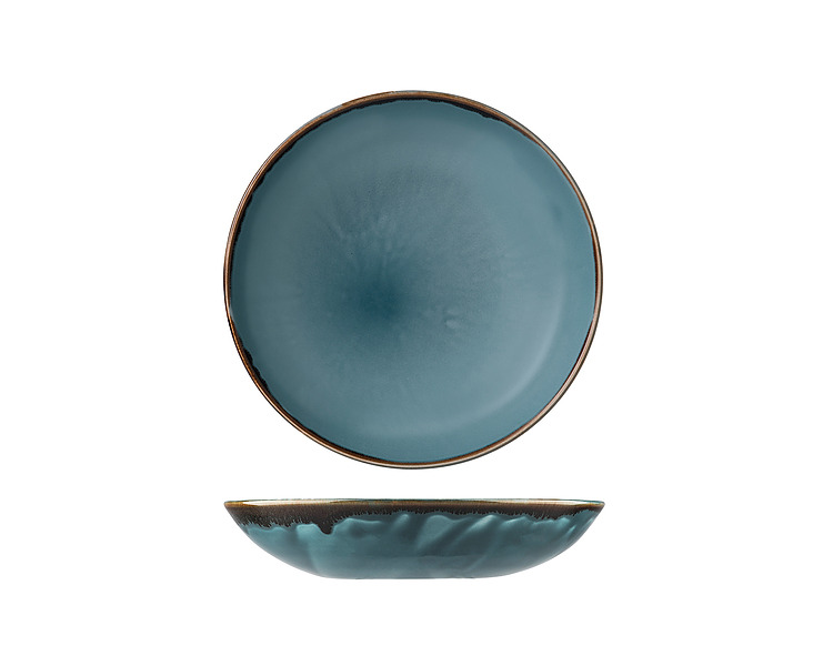 Dudson Harvest Coupe Bowl Blue 248mm 12/Ctn