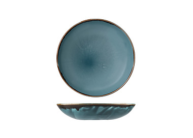 Dudson Harvest Coupe Bowl Blue 248mm 12/Ctn