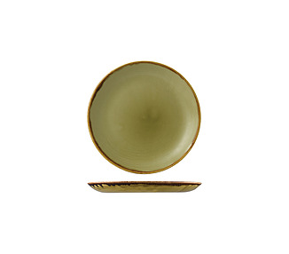 Dudson Harvest Coupe Plate Green 217mm 12/Ctn