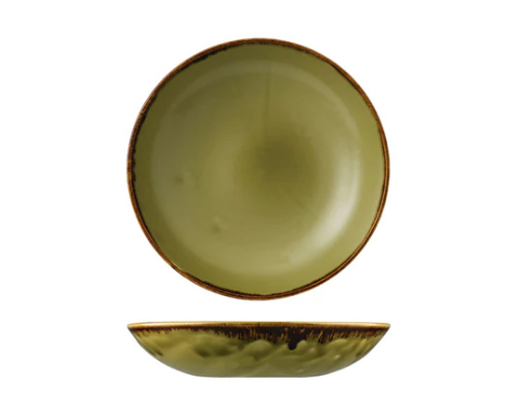 Dudson Harvest Coupe Bowl Green 182mm 12/Ctn