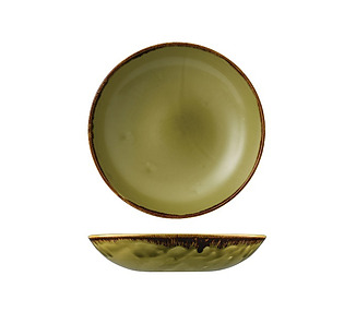 Dudson Harvest Coupe Bowl Green 248mm 12/Ctn