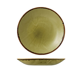 Dudson Harvest Deep Coupe Plate Green 281mm 12/Ctn