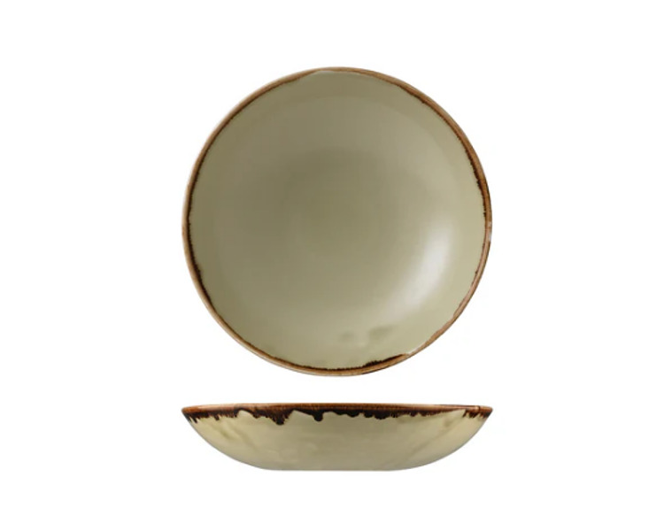 Dudson Harvest Coupe Bowl Linen 182mm 12/Ctn