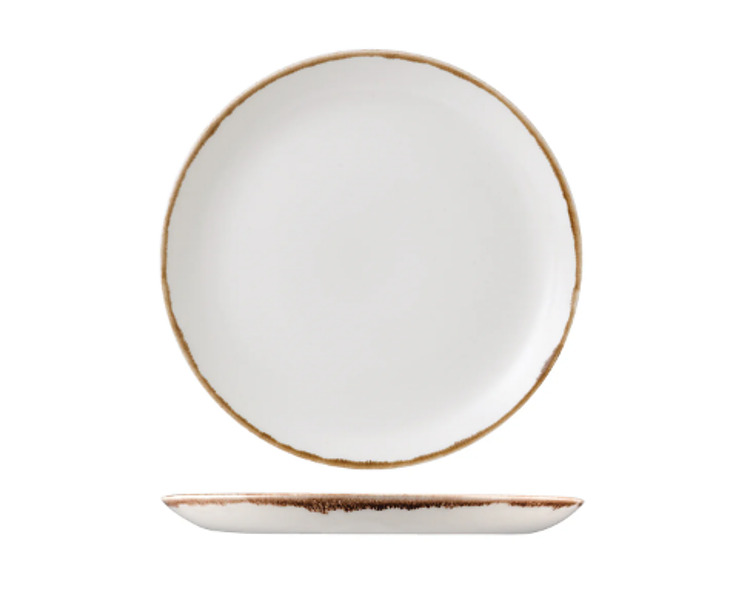 Dudson Harvest Coupe Plate Natural 288mm 12/Ctn