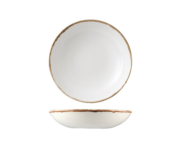 Dudson Harvest Coupe Bowl Natural 248mm 12/Ctn