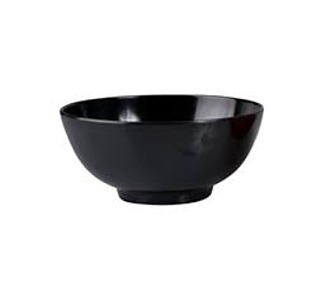 Black Melamine Noodle Bowl 110mm 12/72