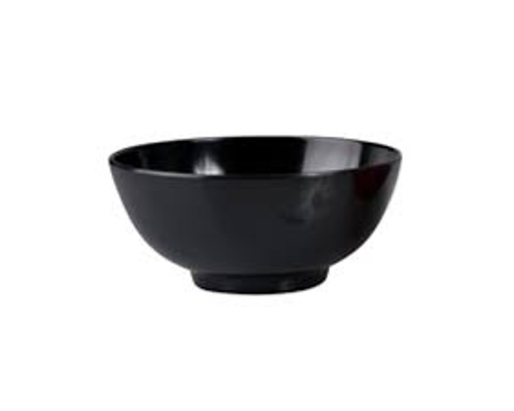 Black Melamine Noodle Bowl 110mm 12/72