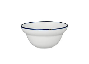 Luzerne Tin Tin Round Bowl White/Navy Line 150mm 3/Pkt