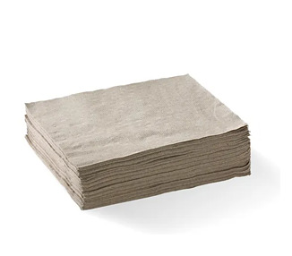 Lunch Napkin 2Ply 1/4 Fold Kraft 2000/Ctn