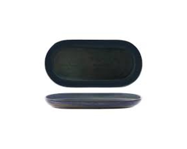 Artistica Oval Coupe Plate Midnight Blue 300 x 140mm 4/Ctn