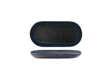 Artistica Oval Coupe Plate Midnight Blue 300 x 140mm 4/Ctn