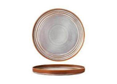 Urban Loft Round Plate Auburn 185 x 16mm 6/Pkt