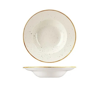 Churchill Stonecast Coupe Bowl Barley White 248mm 12/Ctn