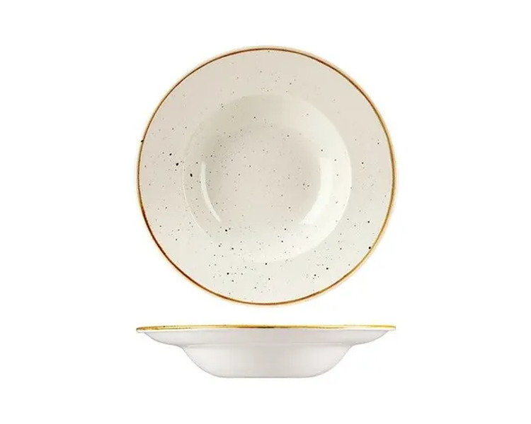 Churchill Stonecast Coupe Bowl Barley White 248mm 12/Ctn