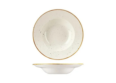 Churchill Stonecast Coupe Bowl Barley White 248mm 12/Ctn