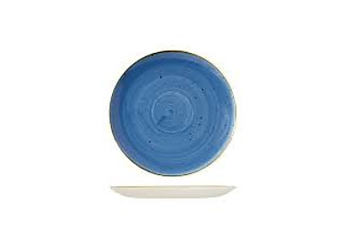 Churchill Stonecast Coupe Bowl Cornflower Blue 248mm 12/Ctn